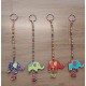 Hand painted Elephant danglers-thoran (small)